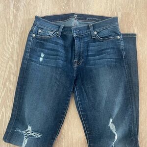 7 For All Mankind Women's Indigo GWENEVERE jeans